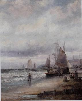 unknow artist Seascape, boats, ships and warships. 06 oil painting picture